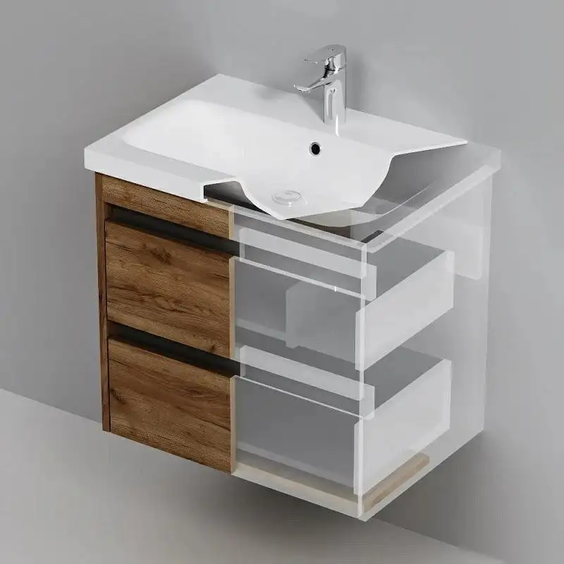 AM.PM Тумба с умывальником Pulse M91-FHX0602OF-WCC0602WG – фото товара