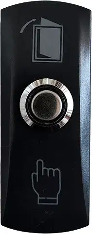 Кнопка выхода Optimus Выход (черный) – изображение в каталоге