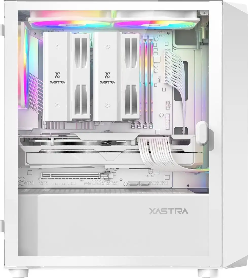 Корпус XASTRA A303M 3ARGB (белый) – фото товара