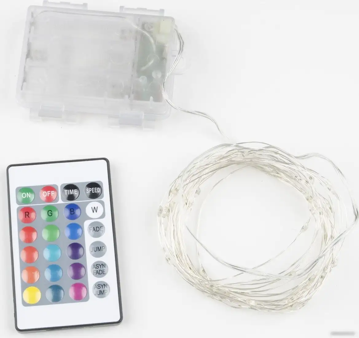 Гирлянда роса Uniel ULD-S0500-050/DTB/3AA/RC RGB IP20 DEW UL-00007248 – фото товара