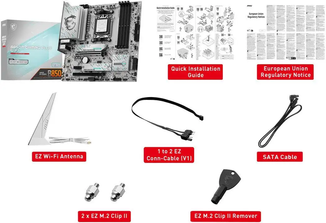 Материнская плата MSI B850M Gaming Plus WiFi – фото товара