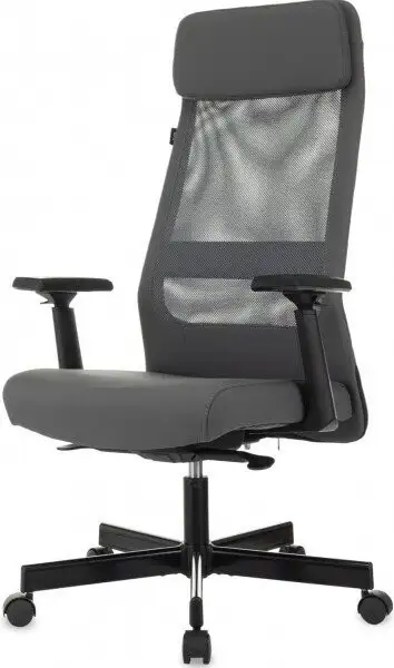Офисное кресло Бюрократ T-995 (серый TW-01, сетка/ткань) – фото товара