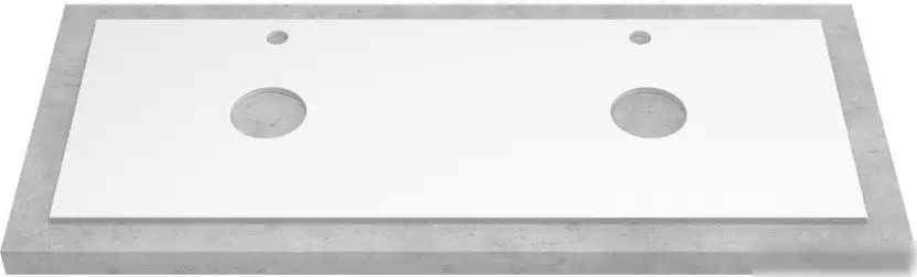 ЗОВ Тумба под умывальник Дион 120 D120LHO0M7015МKV5-KP13W (графит матовый) – фото товара