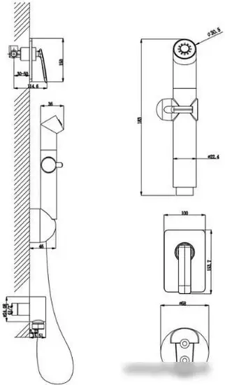 Гигиенический душ Lemark Bellario LM6819C - фото товара