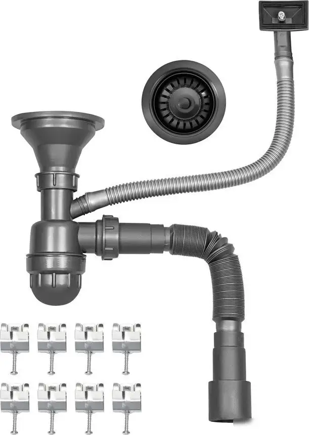 Кухонная мойка ARFEKA Eco AR PVD Nano Decor Volcanic Rock 70x50 (черный) - фото товара