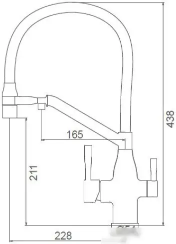 Смеситель FRAP F4397-9 - фото товара
