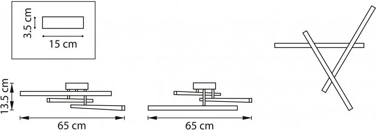 Припотолочная люстра Lightstar Palla 739013 – фото товара