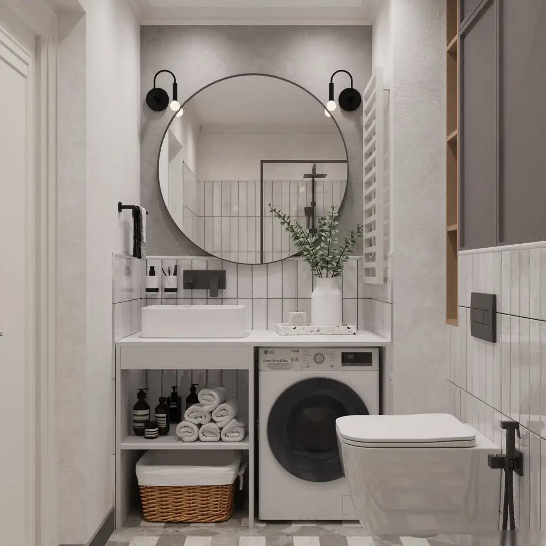 ЗОВ Тумба под умывальник Стамбул 120 S120LWP0LWPWM (белый) – фото товара