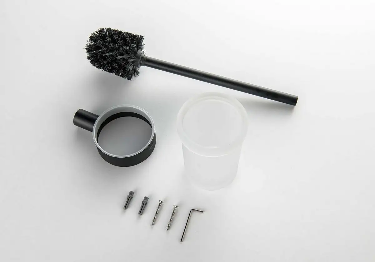 Ершик для унитаза Aquatek Лира AQ4410MB (черный матовый) – фото товара