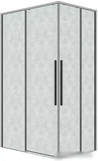 Душевая дверь Grossman Galaxy 80x195 1/2.K33.01.80.10.02 (хром/шиншилла стекло) - фото товара