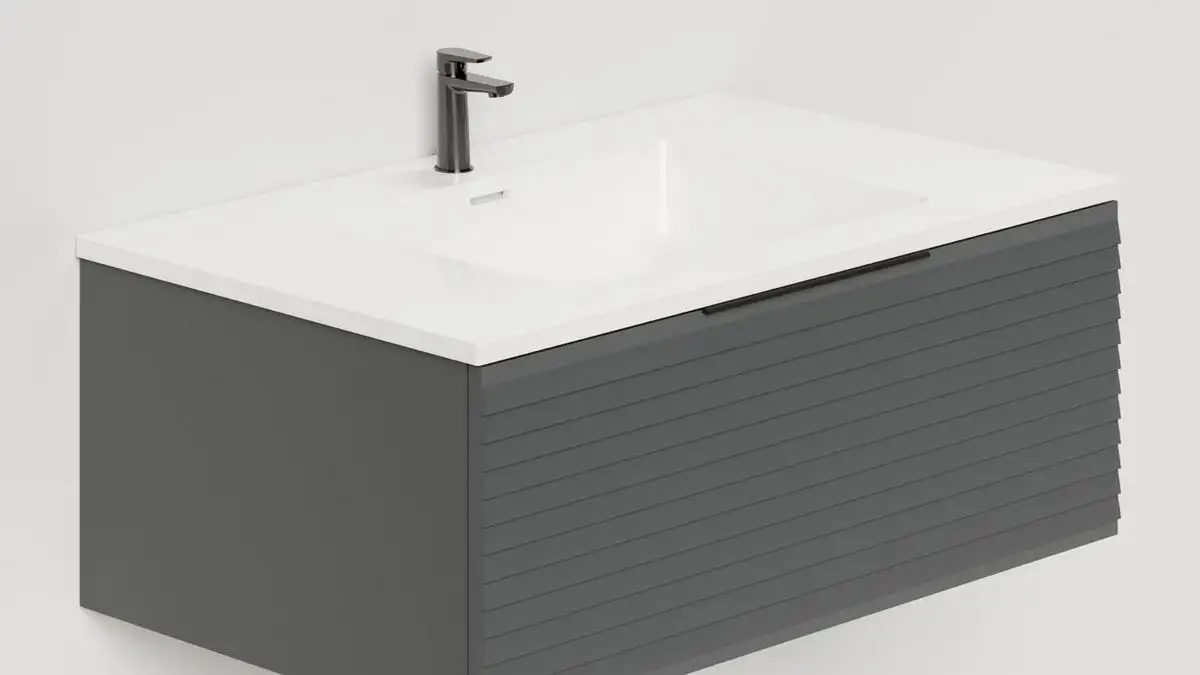 Salini Тумба под умывальник Touch Н 80 T800H1A (антрацит) – фото товара