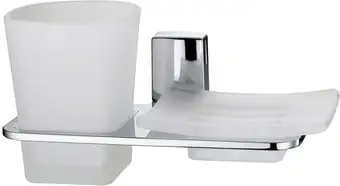 Стакан для зубной щетки и пасты Wasserkraft Leine K-5026 – изображение в каталоге