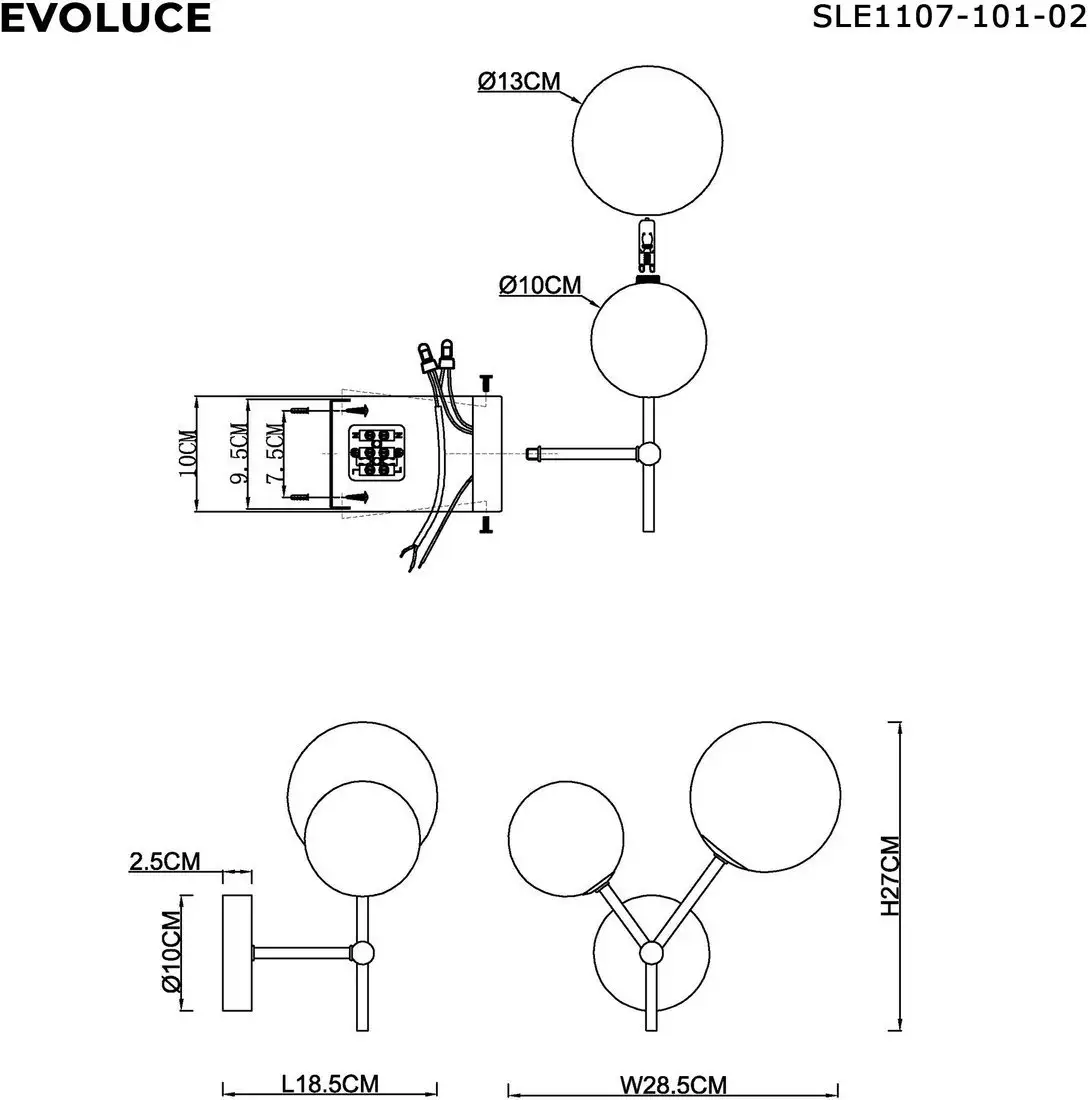 Бра Evoluce SLE1107-101-02 – фото товара