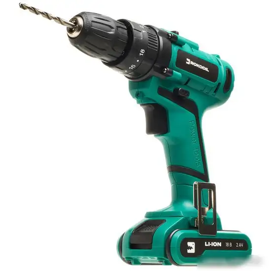 Ударная дрель-шуруповерт Rokodil Twist 2 Pro Impact 1045942 (с 1-им АКБ, кейс) – фото товара