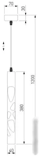 Подвесная люстра Elektrostandard DLR037 12W 4200K (Кофейный) – фото товара