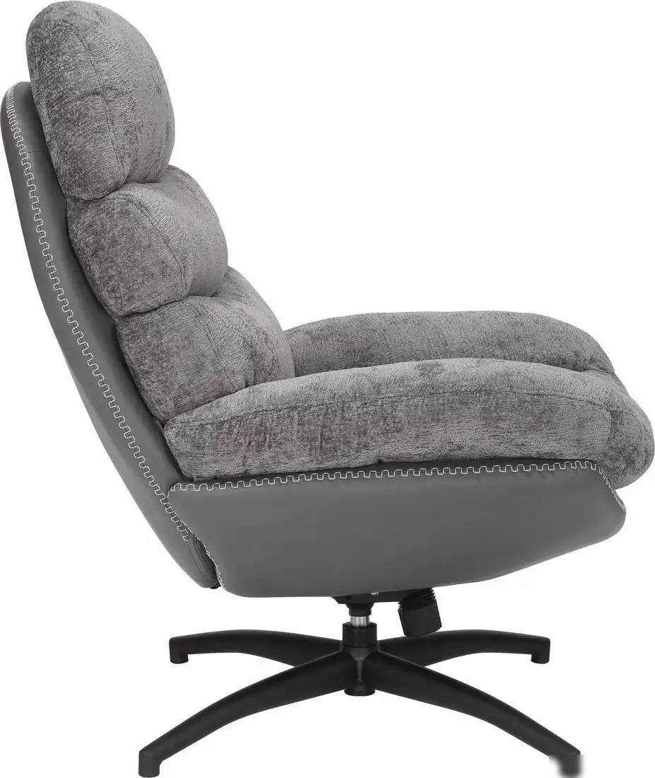 Интерьерное кресло Signal Giselle (серый/серый/черный мат) – фото товара