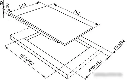 Варочная панель Smeg P705ES - фото товара