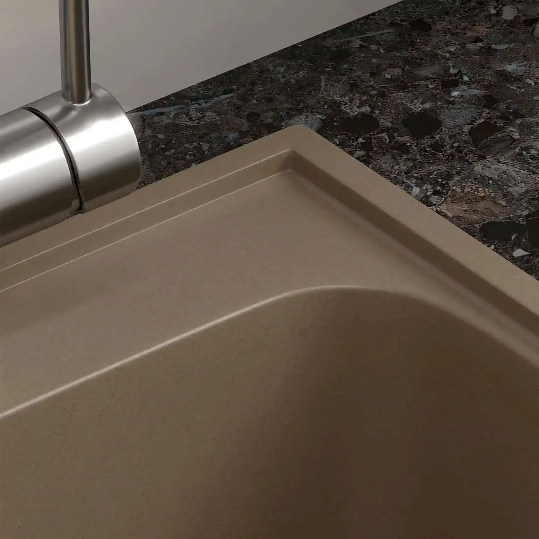 Кухонная мойка Reflexion Quadra RF0243BE - фото товара