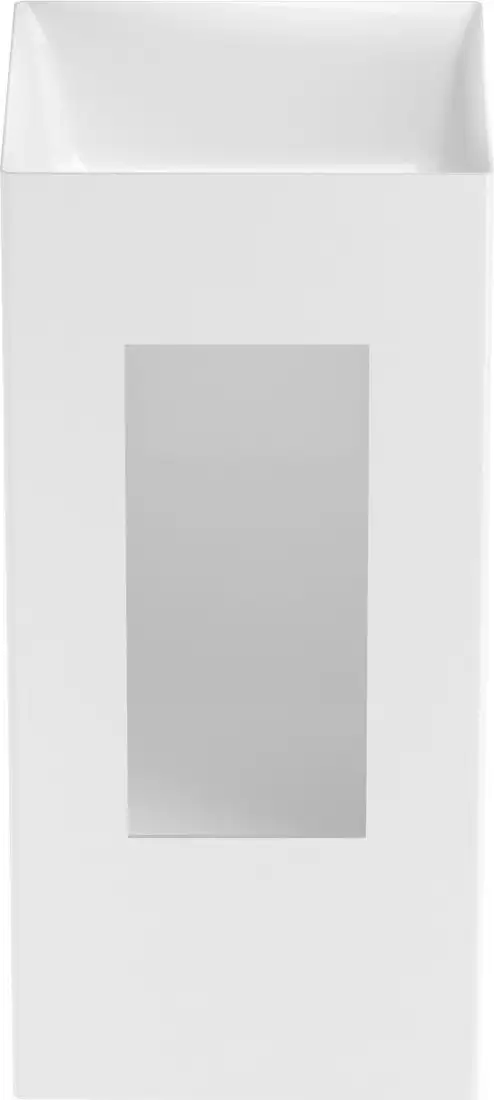 Умывальник Wellsee Pure BY Wellsee 230711000 (отдельностоящий, без отверстия под смеситель, глянцевый белый) - фото товара