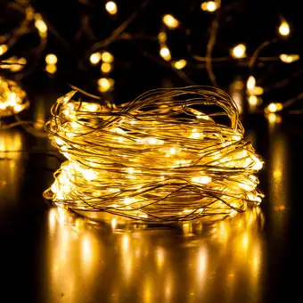 Гирлянда Евросвет Роса (теплый белый) 2х3 м – изображение в каталоге