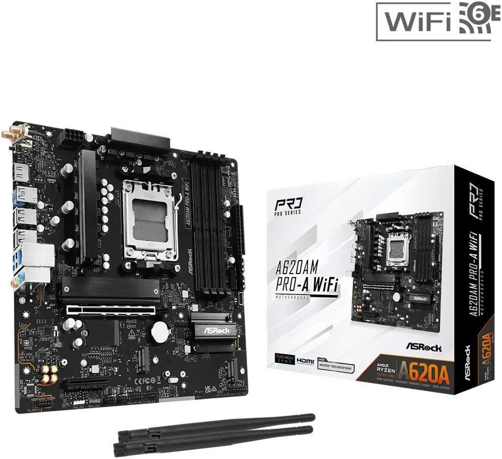 Материнская плата ASRock A620AM Pro-A WiFi – фото товара