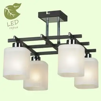 Припотолочная люстра Lussole LOFT GRLSL-9007-04 – изображение в каталоге