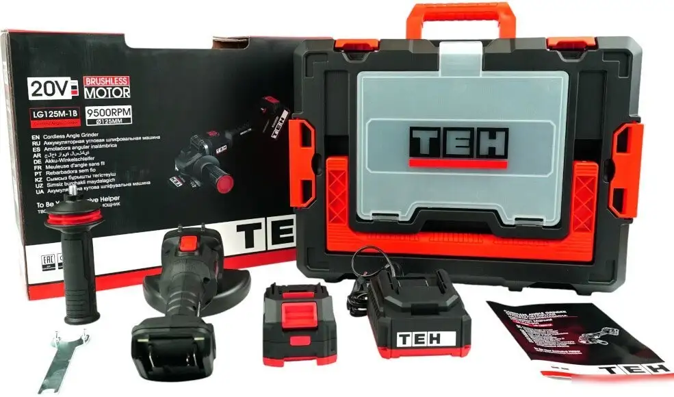 Угловая шлифмашина TEH LG125M-1B (с 1-им АКБ) – фото товара