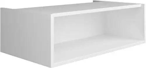 ЗОВ Тумба под умывальник Кито-2 80 2K80LW0MWMC-LDSPW (белый матовый) – фото товара