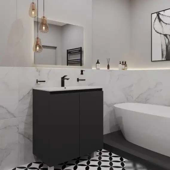 ЗОВ Тумба под умывальник Монови 70 M70LG0LGS (антрацит) – фото товара