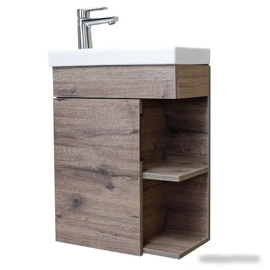 Briz Тумба подвесная Берн 45 с умывальником Фостер – фото товара