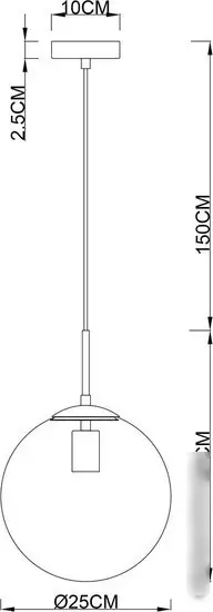 Подвесная люстра Arte Lamp Volare A1925SP-1CC – фото товара