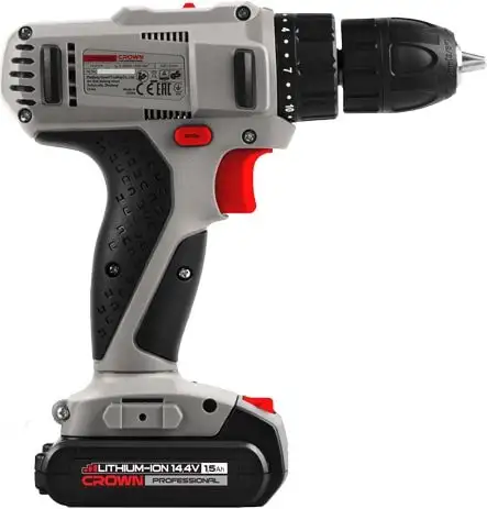 Дрель-шуруповерт Crown CT21055L-1.5 BMC (с 2-мя АКБ, кейс) – фото товара