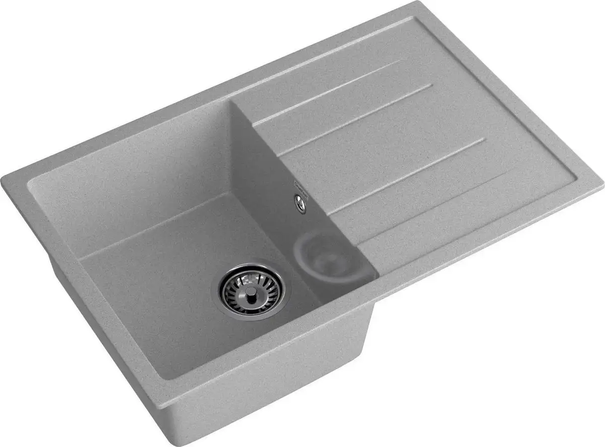 Кухонная мойка GranFest Quadro 780L (серый) - фото товара
