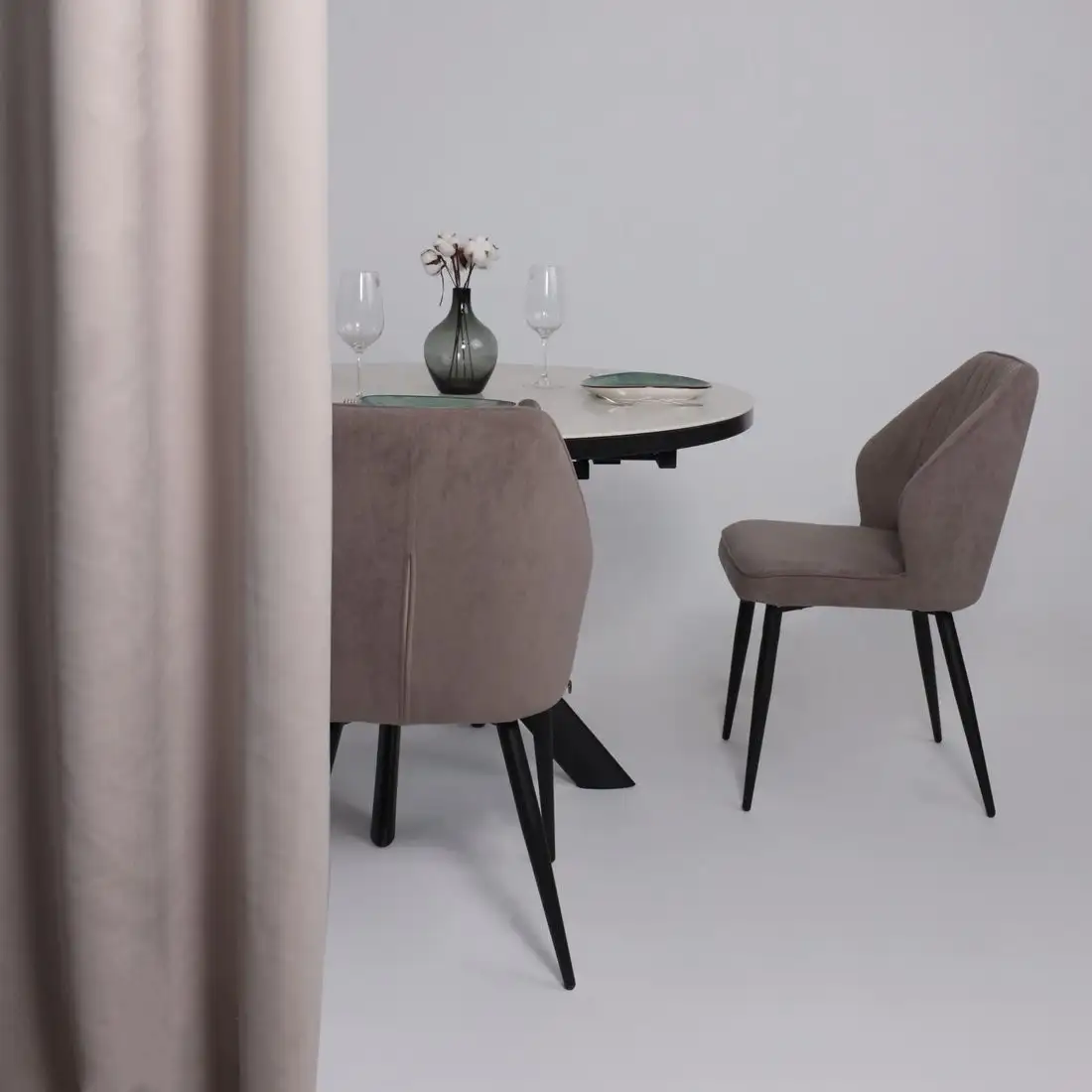 Стул Мамадома Michael (b05 Latte Lux/черный)