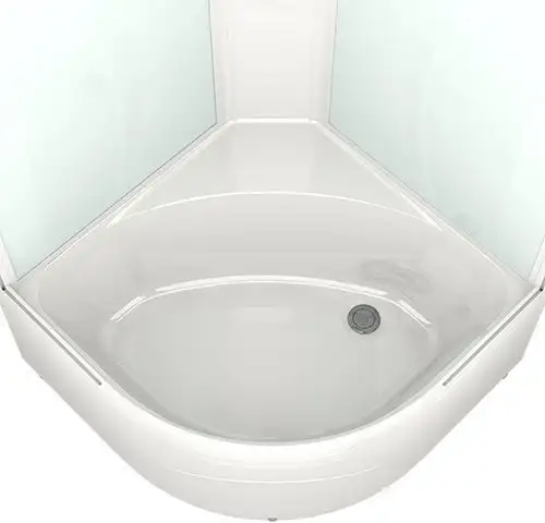 Душевая кабина Domani-Spa Delight 110 High DS01D110HWM10 (белый/сатин/матированное стекло) - фото товара