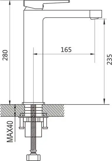 Смеситель Shevanik S6811T - фото товара