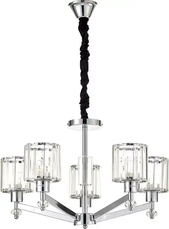 Подвесная люстра Escada Adorn 691/5S E27*60W Chrome – изображение в каталоге