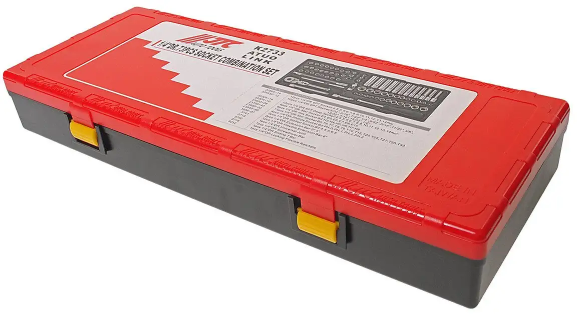 Набор трещотка с головками и битами JTC JTC-K2733 (73 предмета) – фото товара