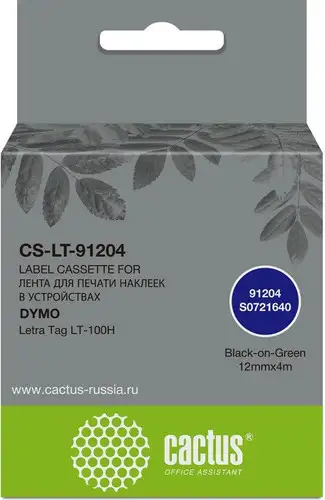 Картридж CACTUS CS-LT-91204 (аналог Dymo LT-91204) – изображение в каталоге