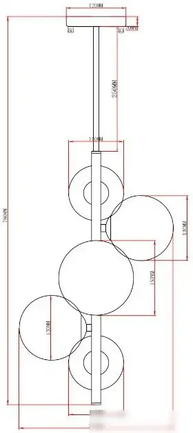 Подвесная люстра Moderli Molly V10788-5P – фото товара