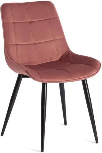 Стул TetChair Abruzzo 8060 (коралловый HLR 44/черный) – изображение в каталоге