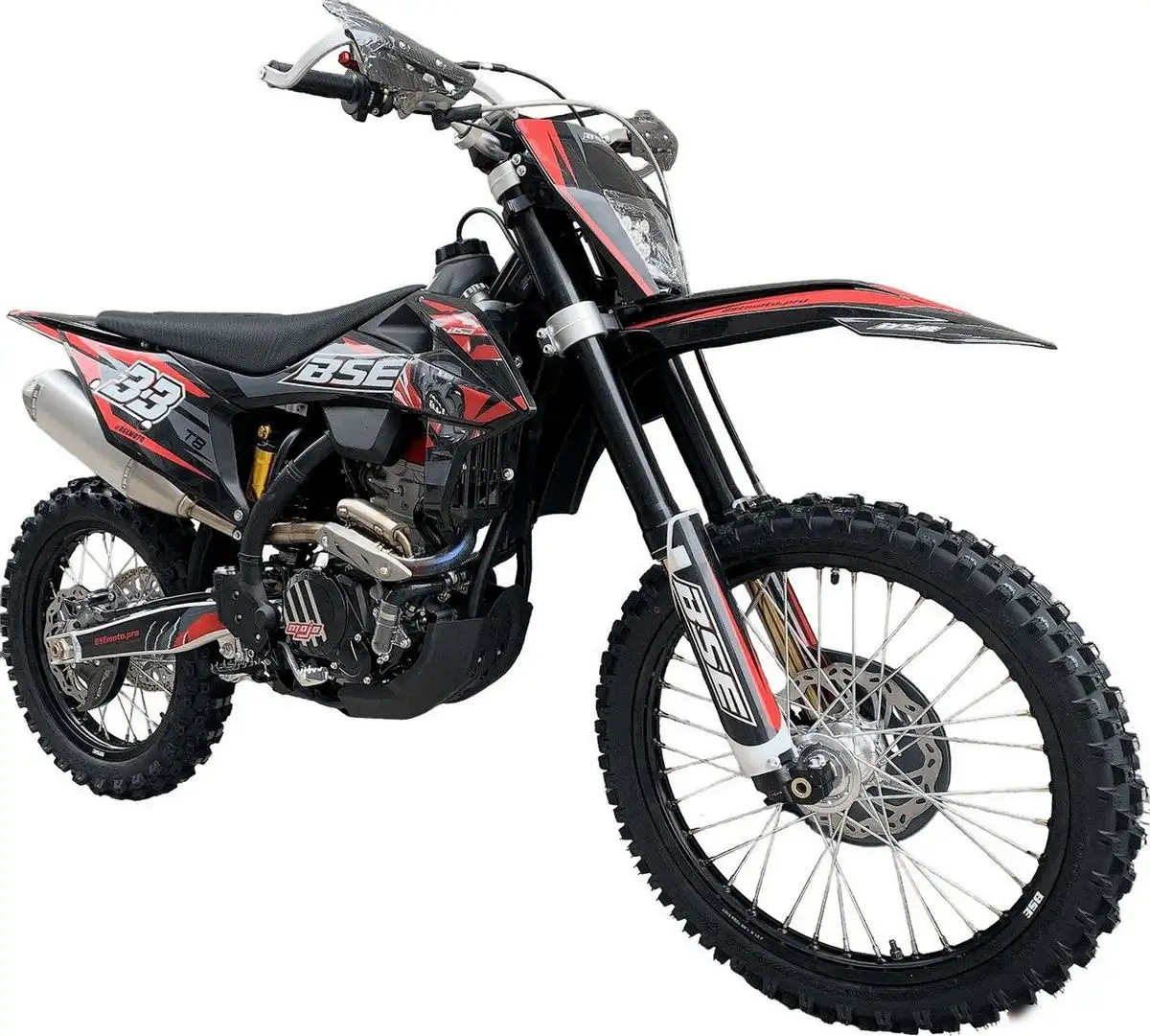 Мотоцикл BSE T8 Red Bear (красный) – фото товара