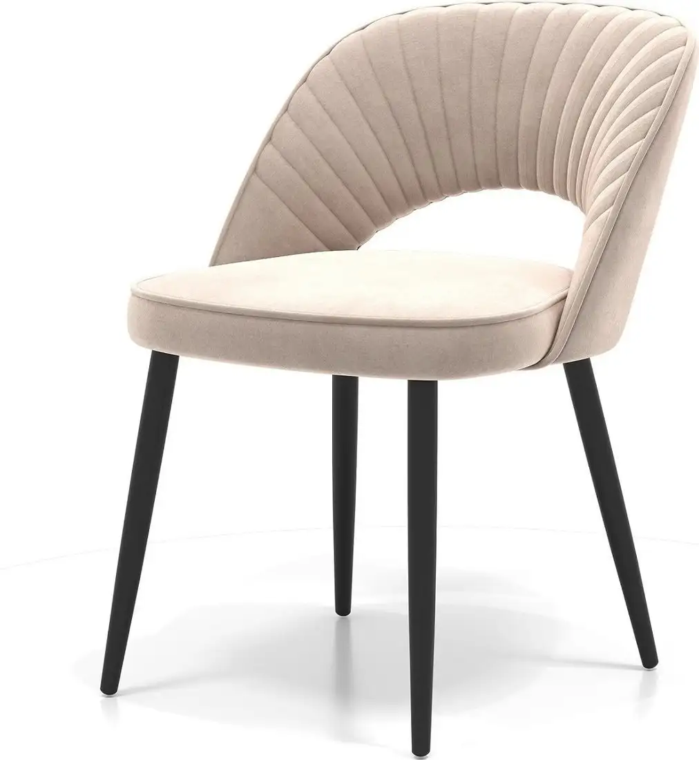 Стул Памир Новара F06 (светло-бежевый/черная опора)