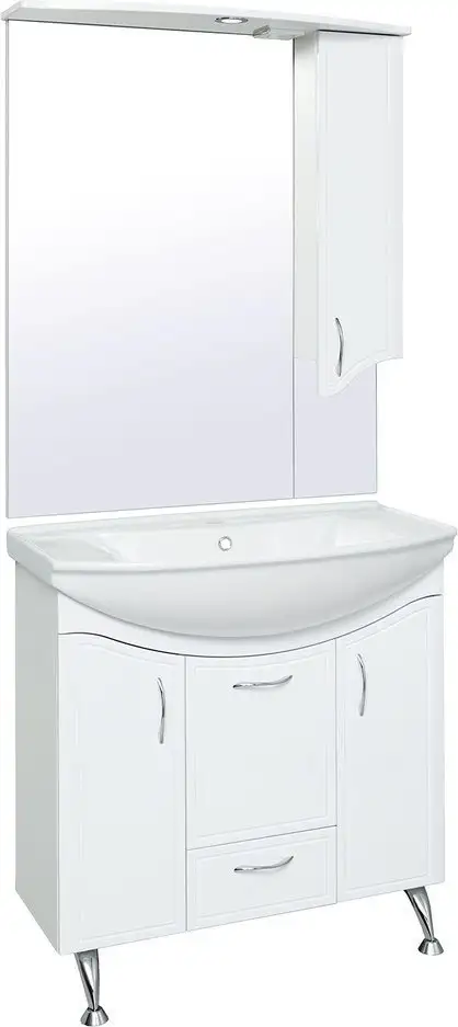 Runo Тумба с умывальником Runo Севилья 85 + Стиль 85 (напольная) – фото товара