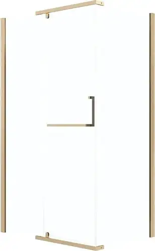 Душевой уголок Grossman Pragma 110x90x195 120.K33.03.1190.32.00 (золото сатин/стекло прозрачное) - изображение в каталоге