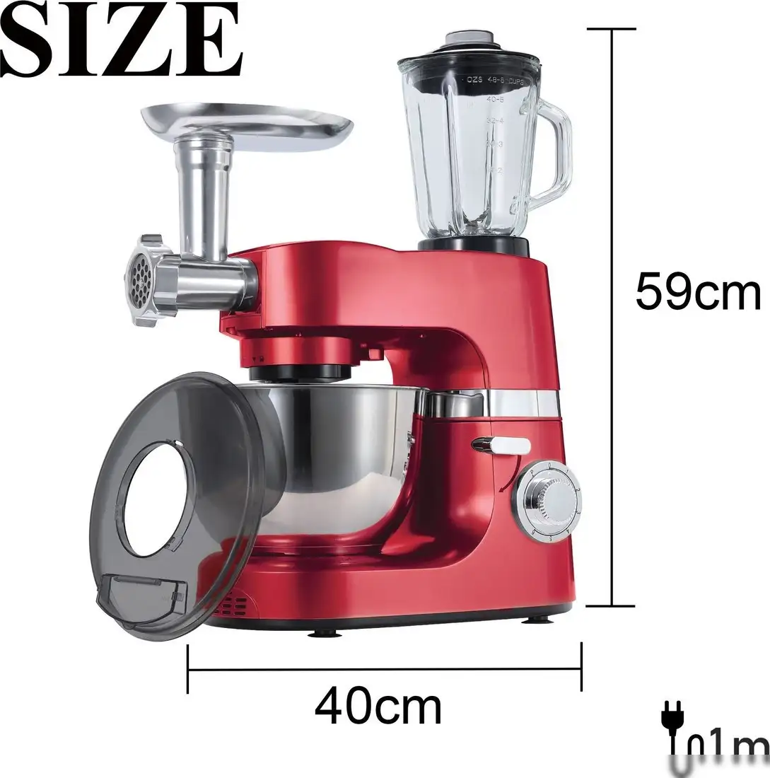 Кухонный комбайн Sonifer SF-8076 (красный) - фото товара