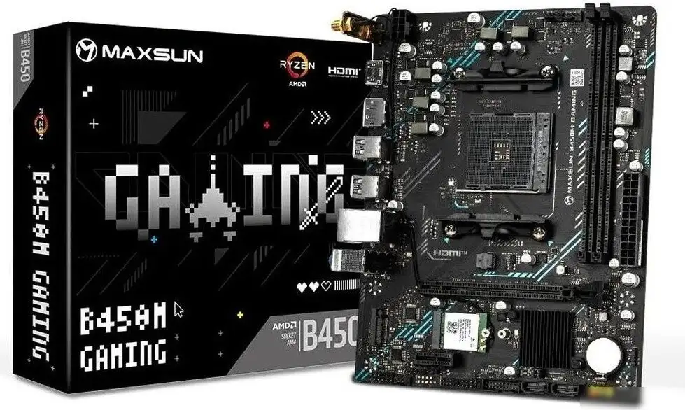 Материнская плата Maxsun B450M Gaming WiFi – фото товара