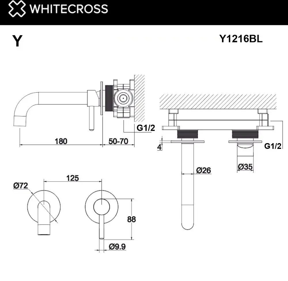 Смеситель Whitecross Y Y1216CR (хром) - фото товара