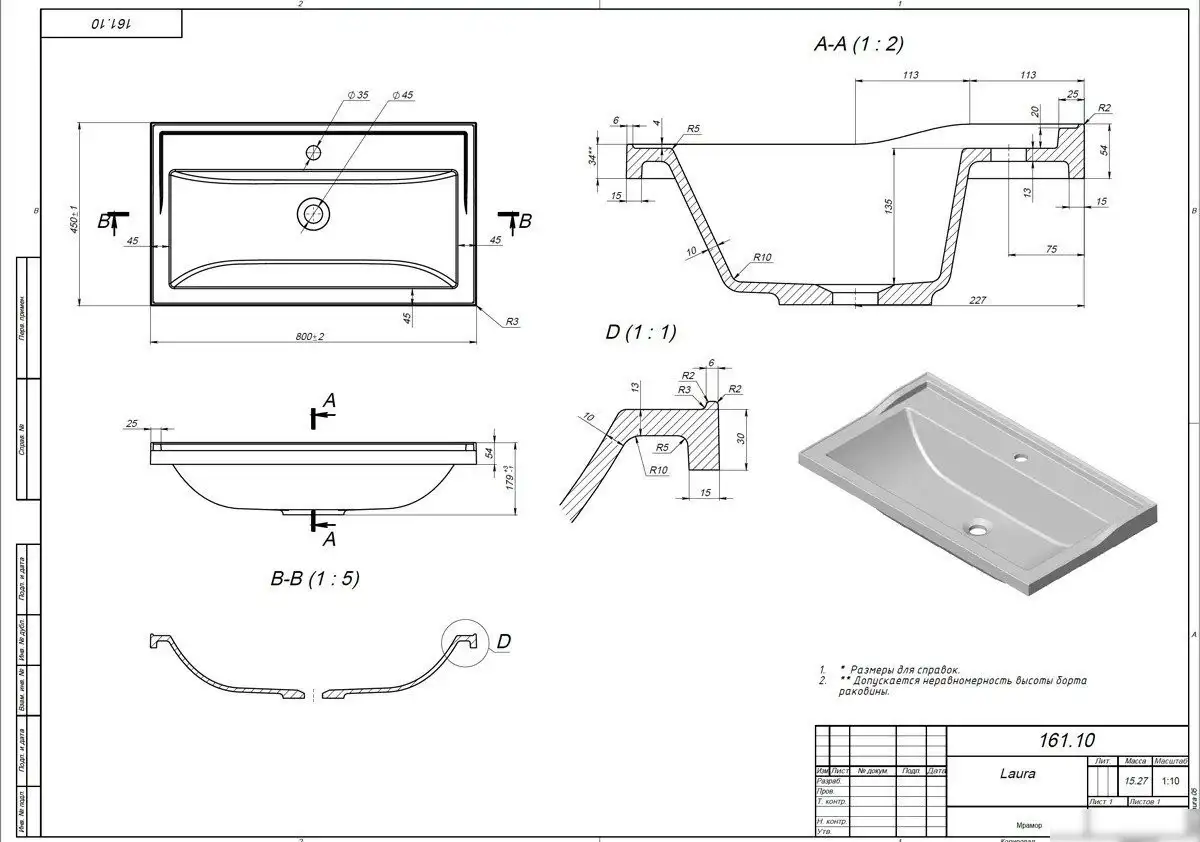 Умывальник Versalia Fiesta 80 Grey - фото товара