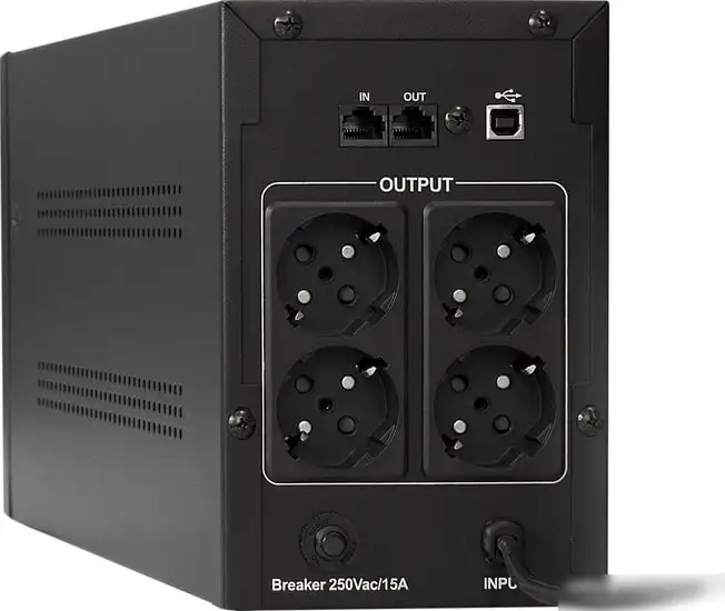 Источник бесперебойного питания ExeGate SpecialPro UNB-2200.LED.AVR.EURO.RJ.USB – фото товара